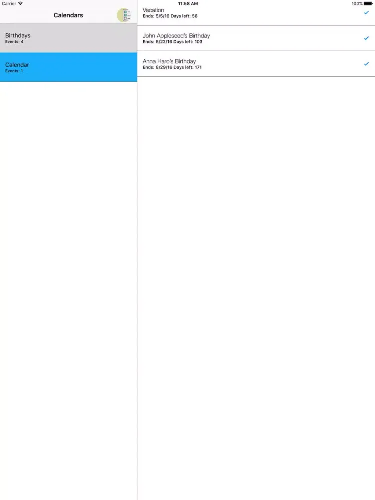 Capturas de pantalla de Easy Remain iPad 