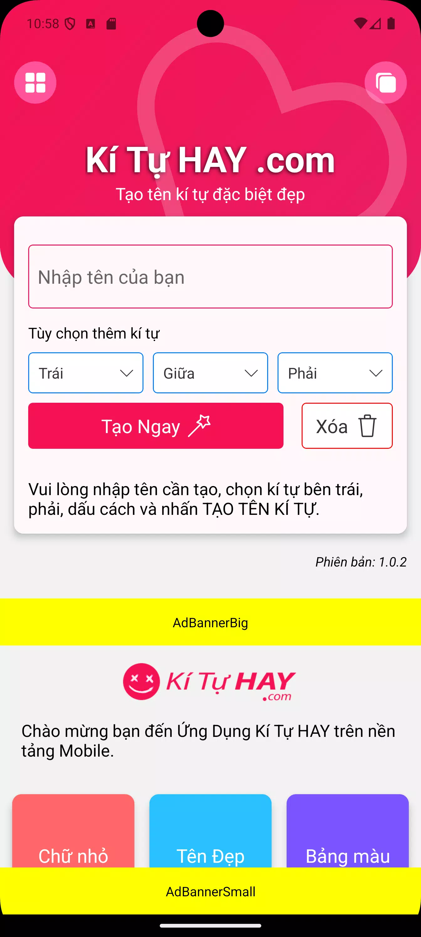 Kí Tự Đặc Biệt KiTuHay Screenshots