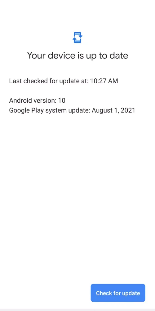 Capturas de pantalla de Update Android System