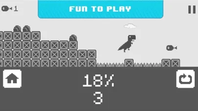 Captures d'écran de Jura Runner - The Jumping Chrome Dinosaur Game