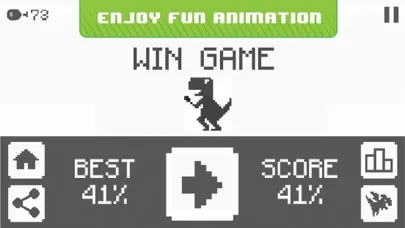 Captures d'écran de Jura Runner - The Jumping Chrome Dinosaur Game