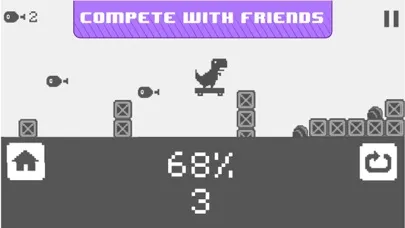 Captures d'écran de Jura Runner - The Jumping Chrome Dinosaur Game