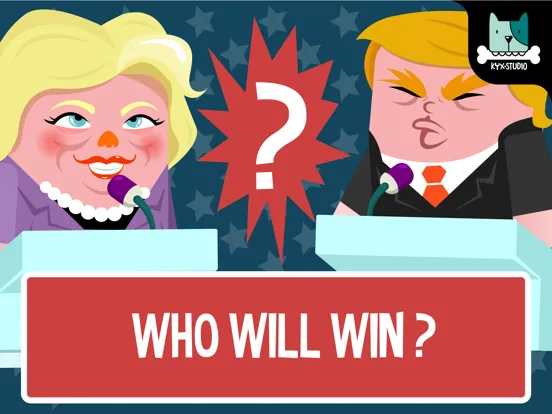 Zrzuty ekranu Hillary vs Trump - Run For President 2016 iPad 