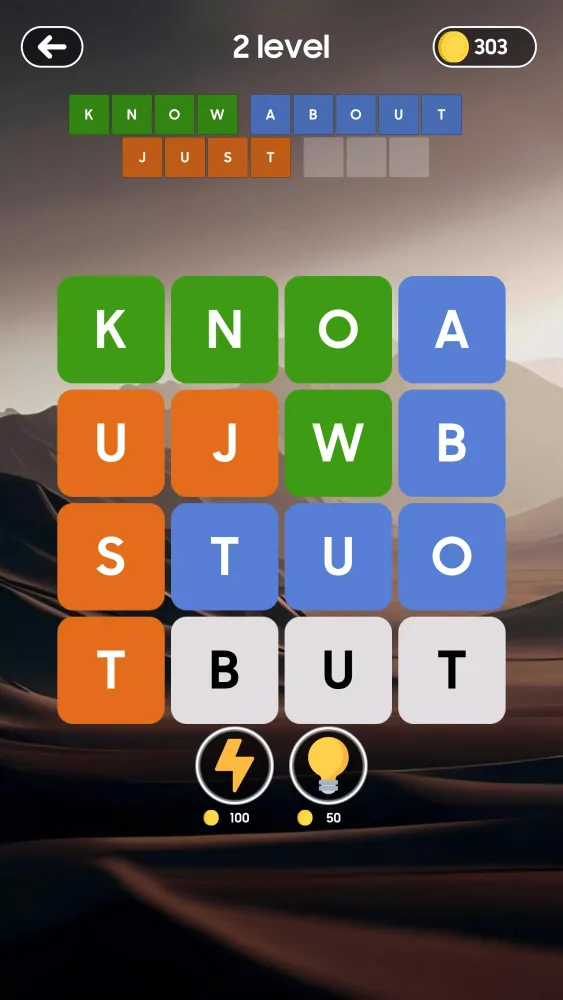 Ảnh chụp màn hình của Fillwords - Crossword game
