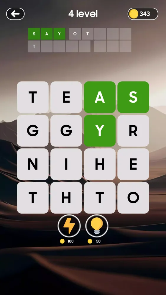 Ảnh chụp màn hình của Fillwords - Crossword game