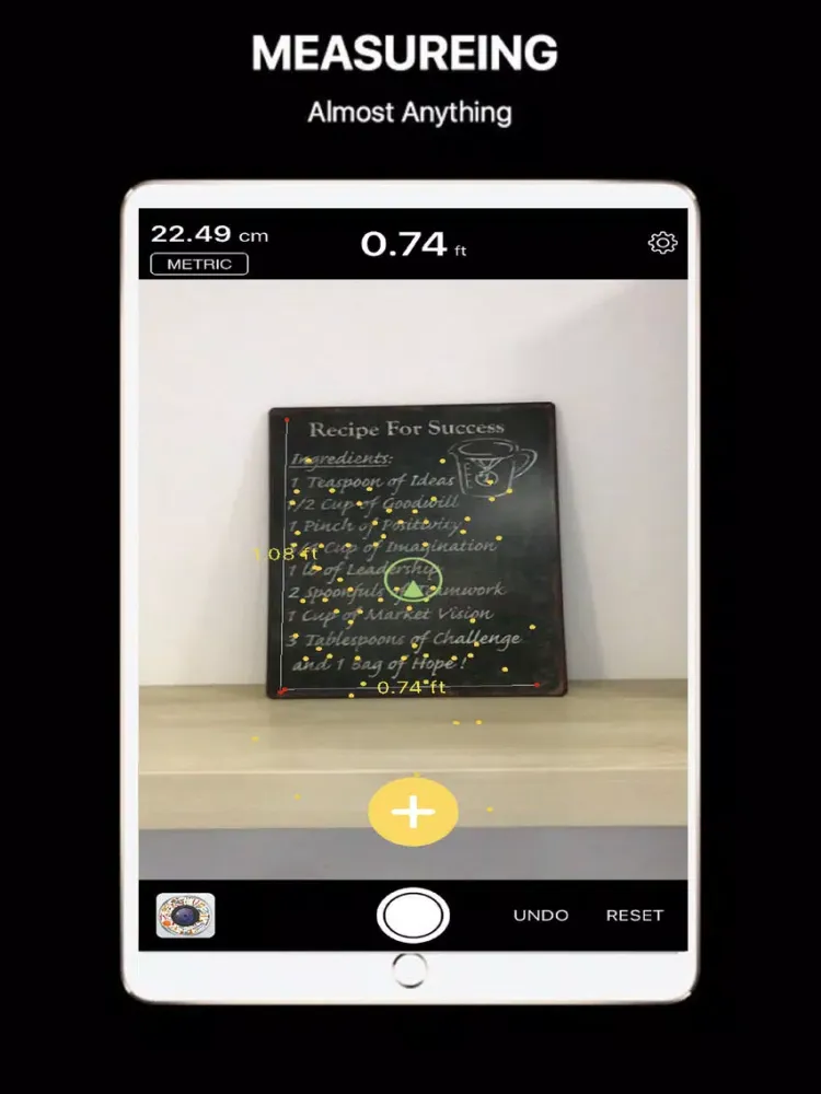Captures d'écran de أدوات القياس iPad 