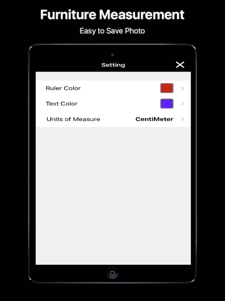 Captures d'écran de أدوات القياس iPad 