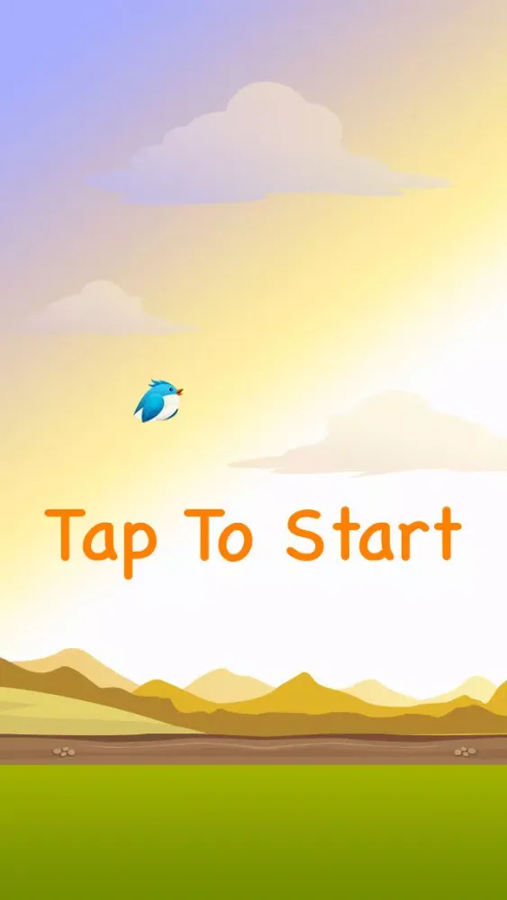 Screenshot di Brave Bird--The flappy adventure of a flying birdie-play with your friends on Facebook&Tweete