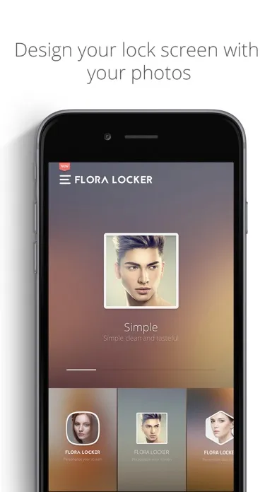 Flora Locker - Design your lock screen with custom themes Ekran Görüntüleri