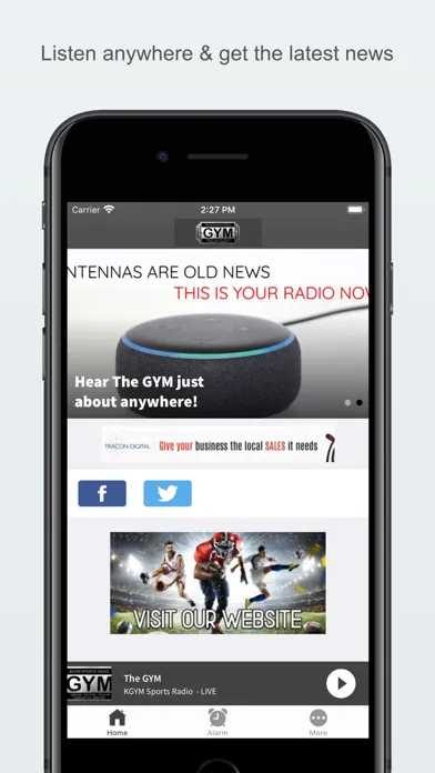 KGYM Sports Radio Ekran Görüntüleri