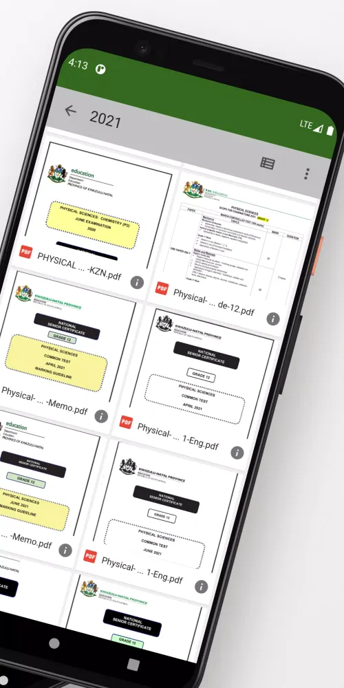 Capturas de pantalla de Grade 12 KZN