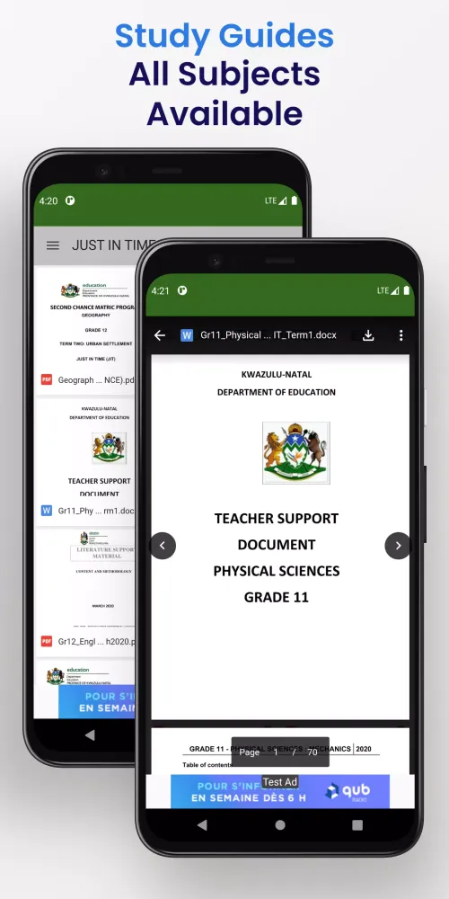 Capturas de pantalla de Grade 12 KZN