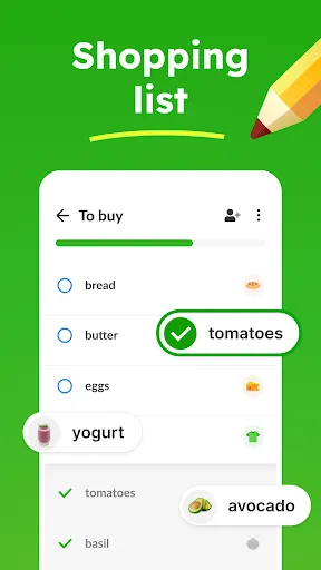 Zrzuty ekranu Listonic: Grocery List App
