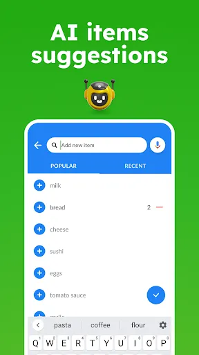 Zrzuty ekranu Listonic: Grocery List App