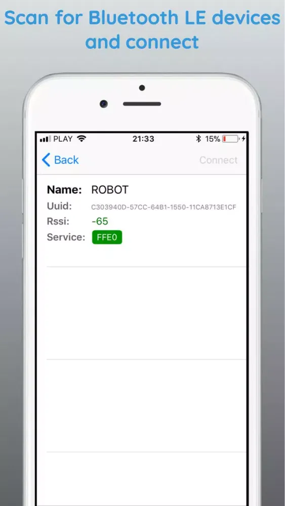 BTCommander - Serial port HM10应用截图