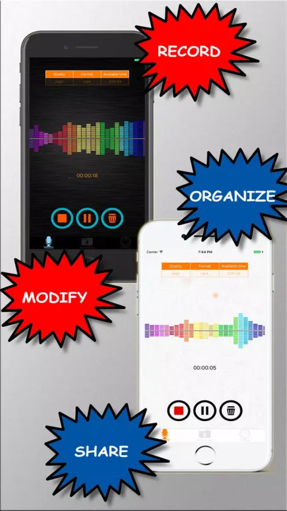 LF Recorder - HD Voice Record, play & edit audio應用截圖