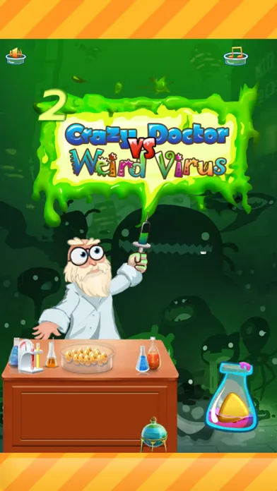 Crazy Doctor VS Weird Virus 2 Free - A matching puzzle game Screenshots