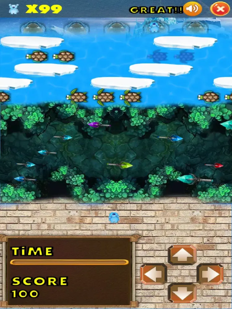 Tangkapan layar Jumper Polar Bear - A Endless Arcade Corssy Road Game iPad 