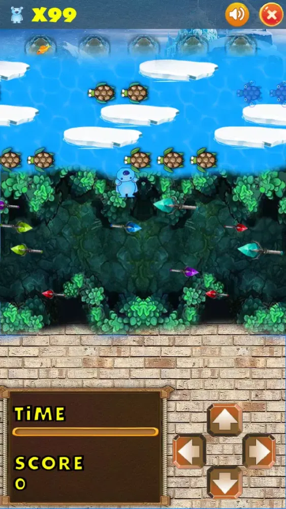 Tangkapan layar Jumper Polar Bear - A Endless Arcade Corssy Road Game