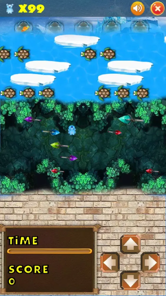 Tangkapan layar Jumper Polar Bear - A Endless Arcade Corssy Road Game