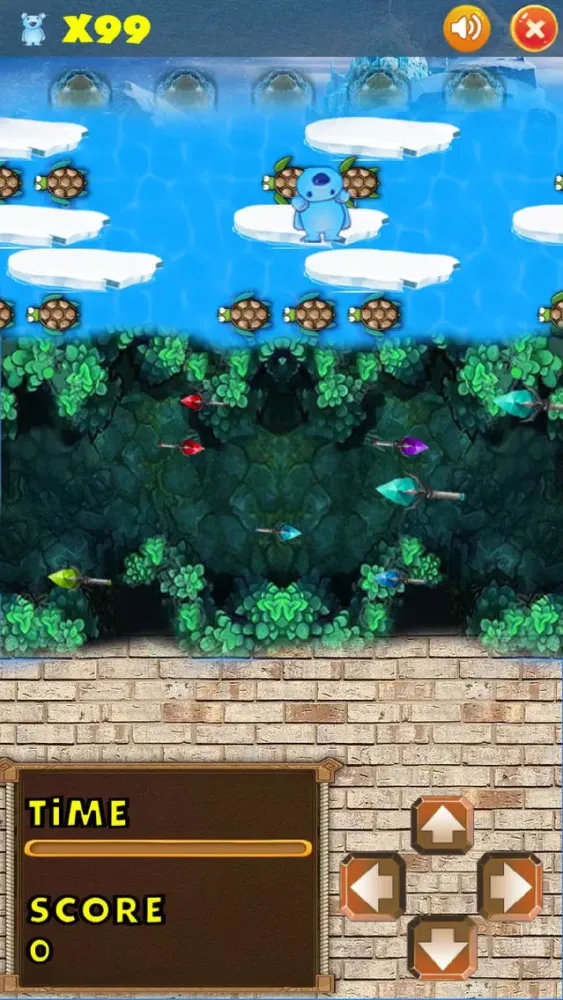 Tangkapan layar Jumper Polar Bear - A Endless Arcade Corssy Road Game