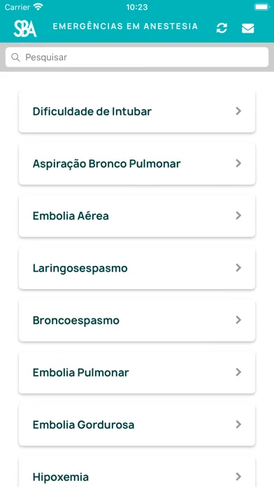 تصاویر SBA - Emergências em Anestesia