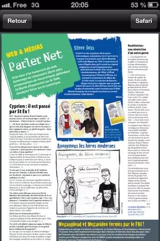 Zrzuty ekranu CLEMI REVUE JOURNAUX SCOLAIRES