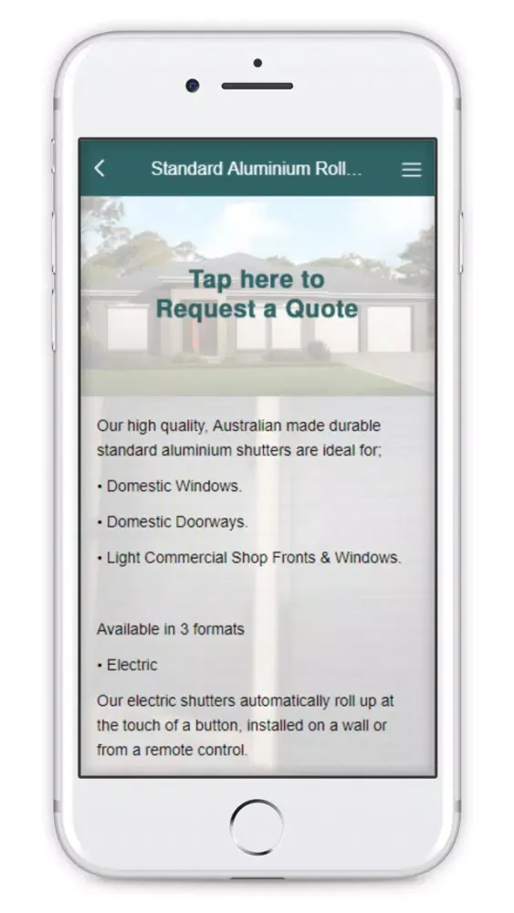Zrzuty ekranu Budget Roller Shutters Sydney