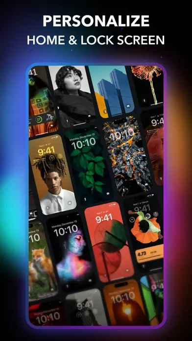 Tangkapan layar Wallpapers for iPhone.