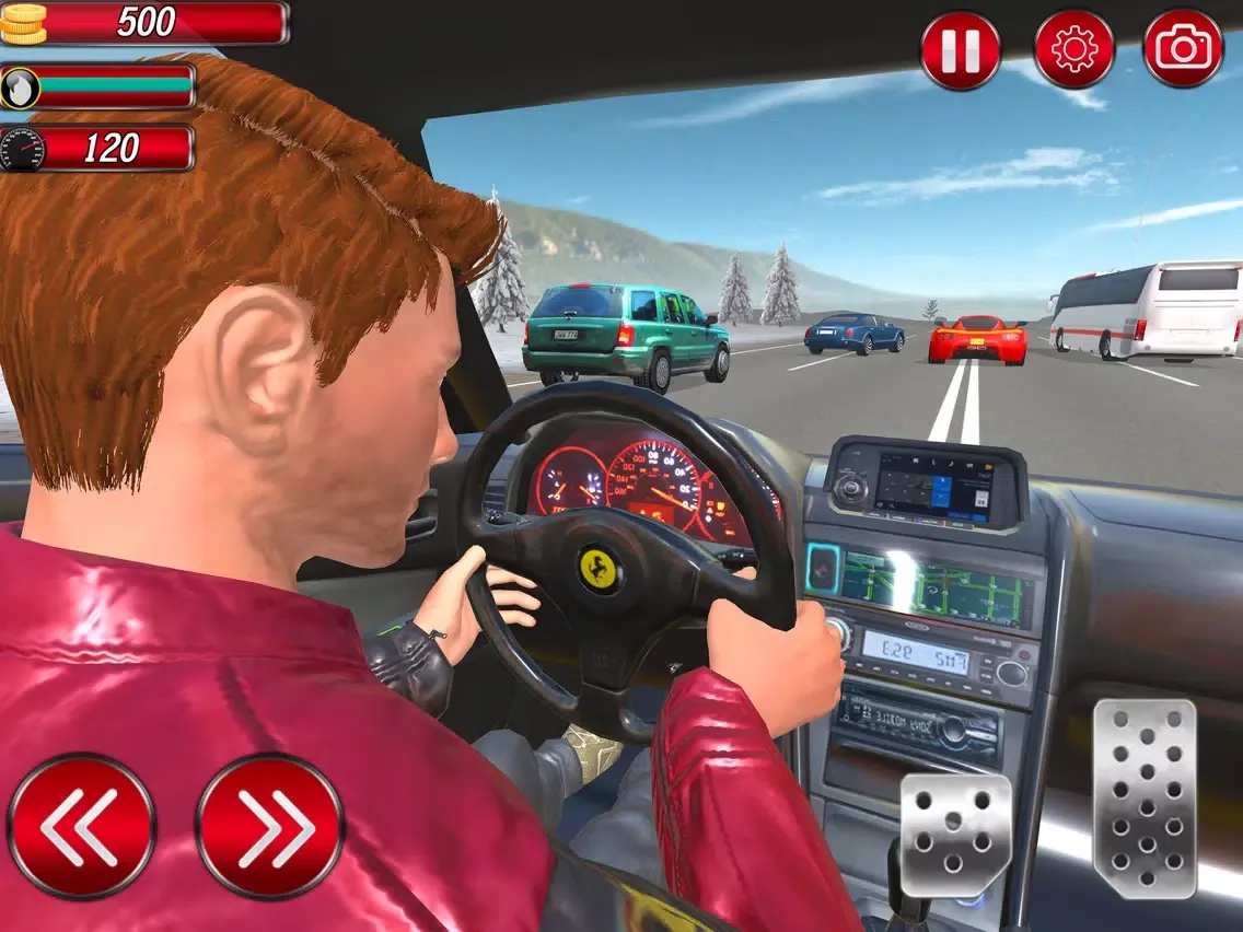 Traffic Highway Car Racer iPad  Ekran Görüntüleri
