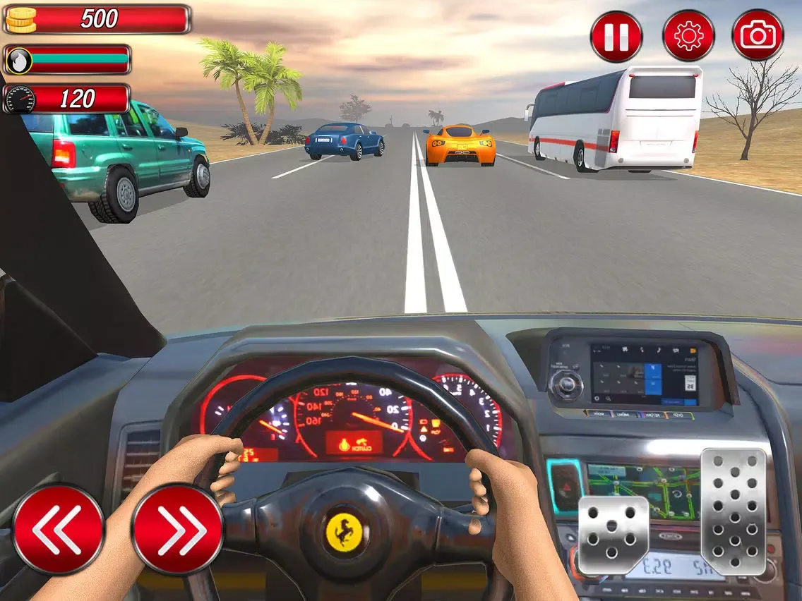 Traffic Highway Car Racer iPad  Ekran Görüntüleri