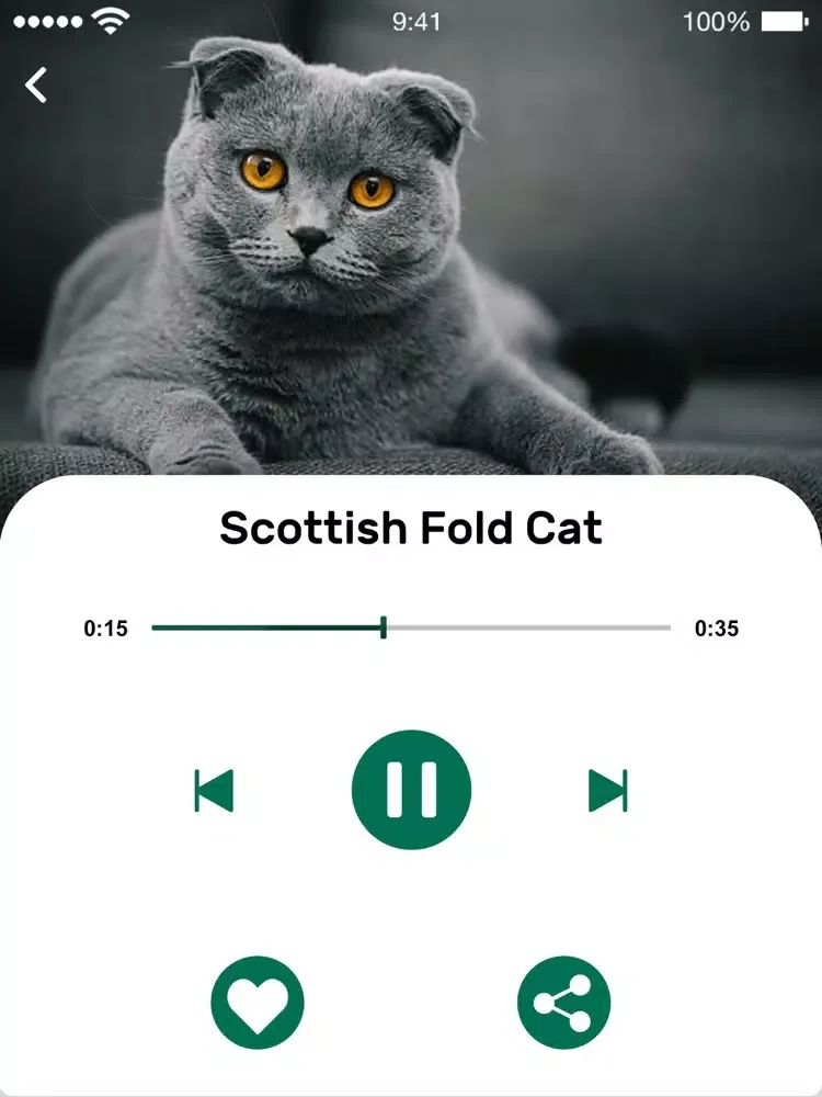 Capturas de pantalla de Cat Meow Whistle Sounds iPad 