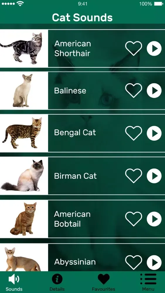 Capturas de pantalla de Cat Meow Whistle Sounds