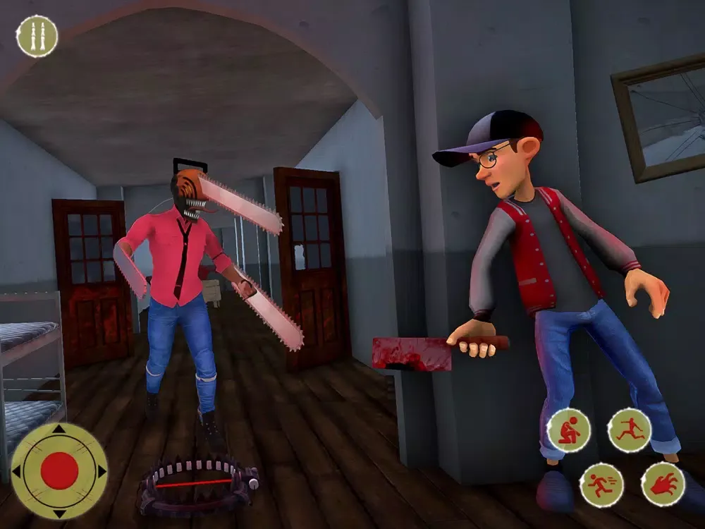 Chainsaw Killer Horror Man 3D iPad 应用截图