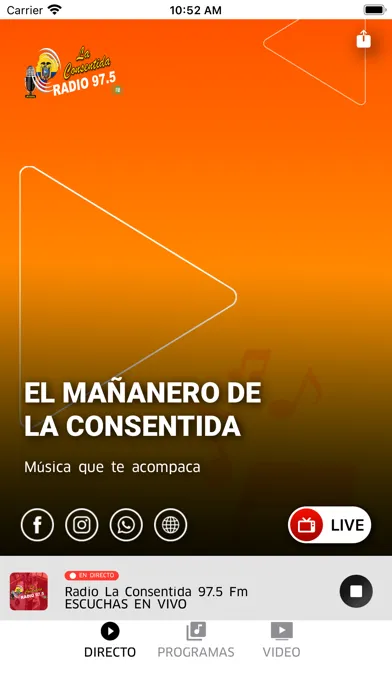 Radio La Consentida 97.5 Fm স্ক্রিনশট