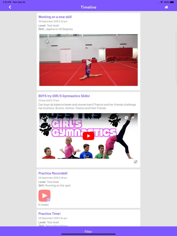 Screenshot di LoveGymnastics iPad 