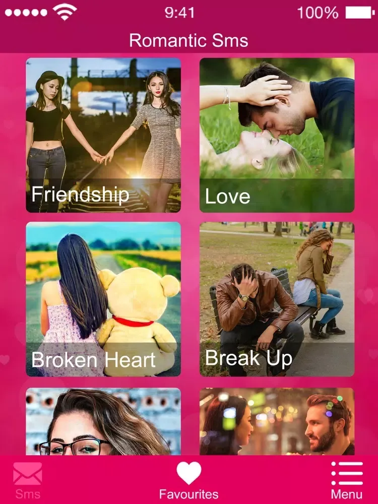 Capturas de pantalla de 50,000+ Love Text Messages iPad 