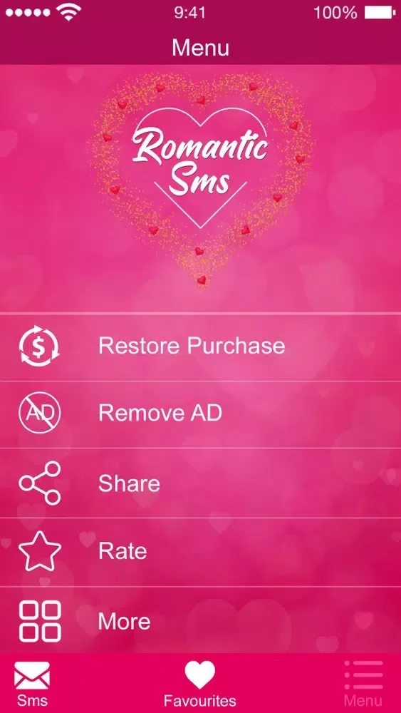 Capturas de pantalla de 50,000+ Love Text Messages