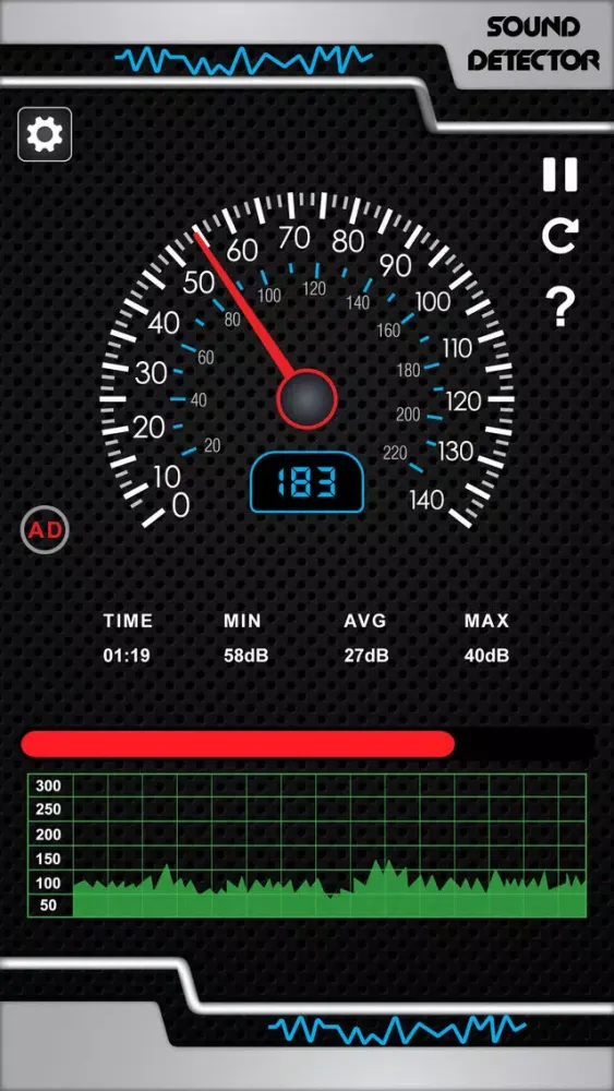 Capturas de pantalla de Sound Meter and Noise Detector
