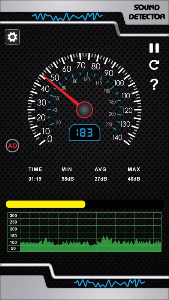 Capturas de pantalla de Sound Meter and Noise Detector