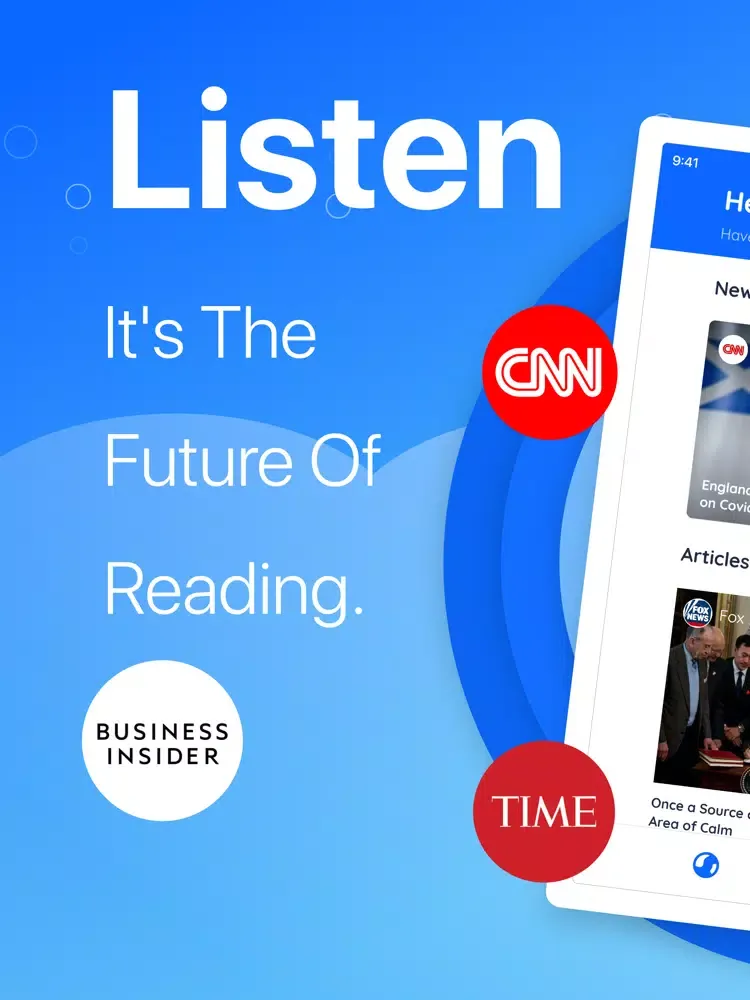 Capturas de pantalla de Audio Text Reader News iPad 
