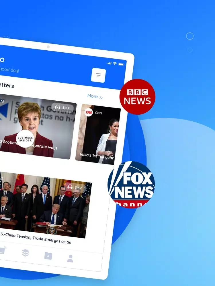 Capturas de pantalla de Audio Text Reader News iPad 