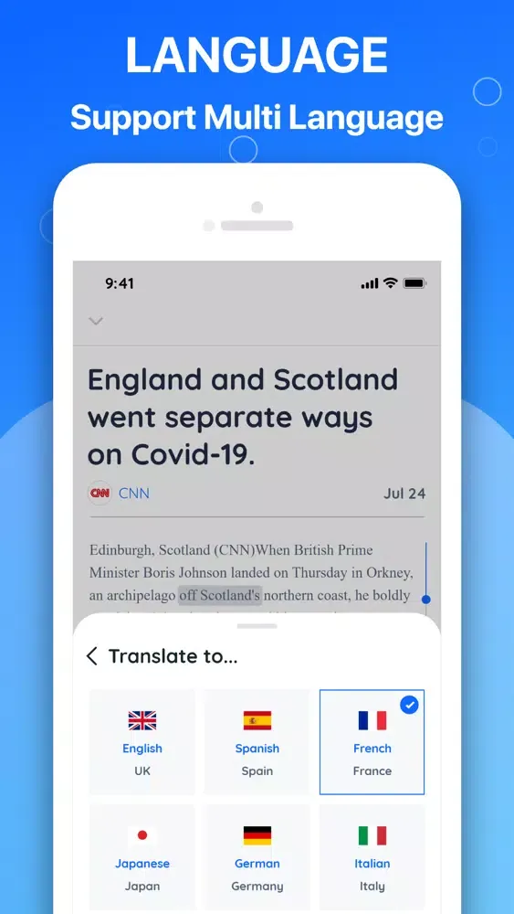 Capturas de pantalla de Audio Text Reader News