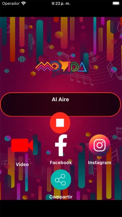 Capturas de tela do La Movida Latina