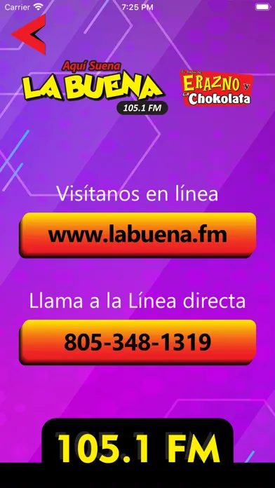 Captures d'écran de LaBuena 105.1 KIDI Santa Maria