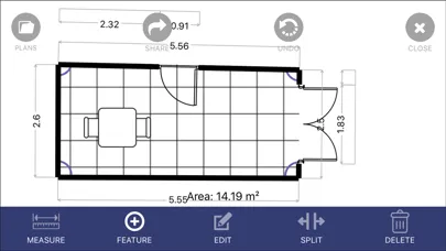 Ảnh chụp màn hình của Floor Plan App