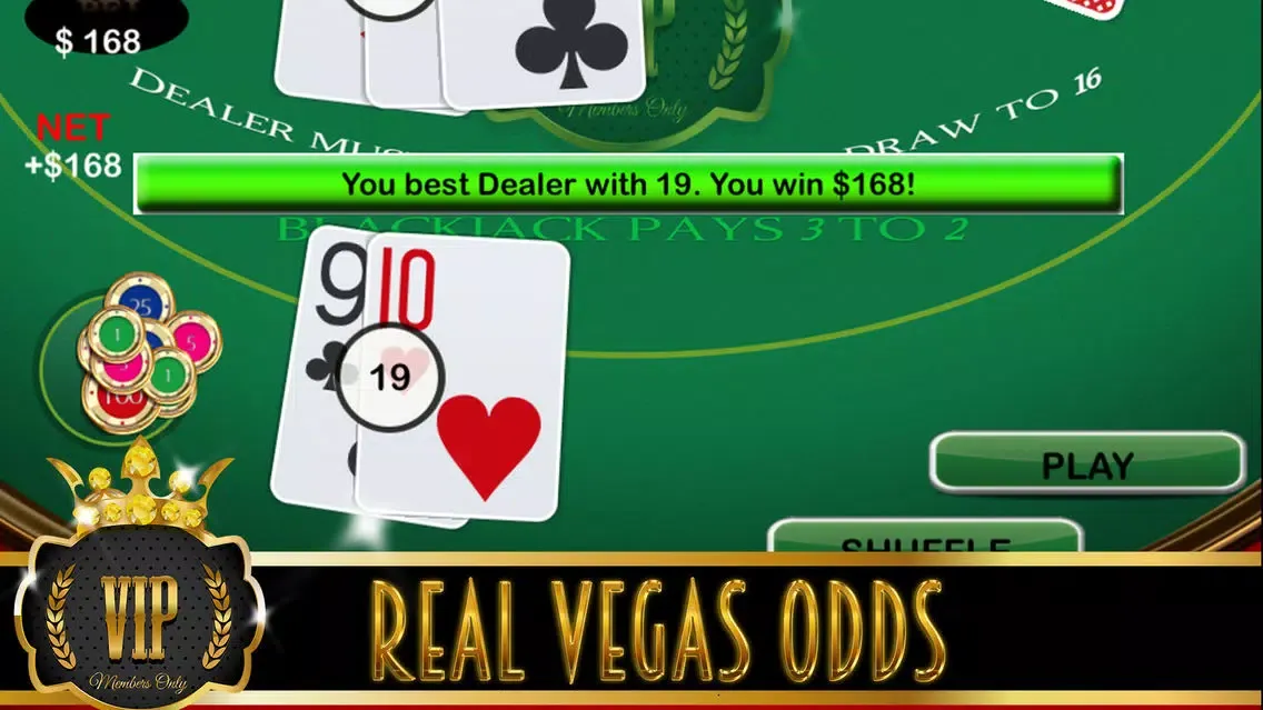 Captures d'écran de Blackjack VIP - Lucky 21 Casino Chips