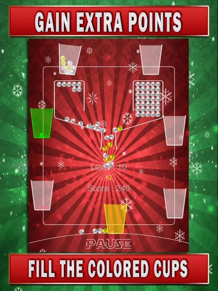 Christmas Catch - Drop,Catch & WIN iPad  Screenshots
