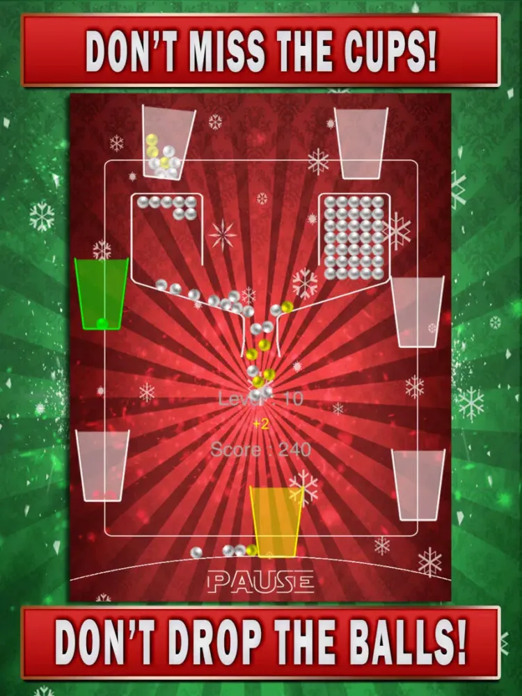 Christmas Catch - Drop,Catch & WIN iPad  Screenshots