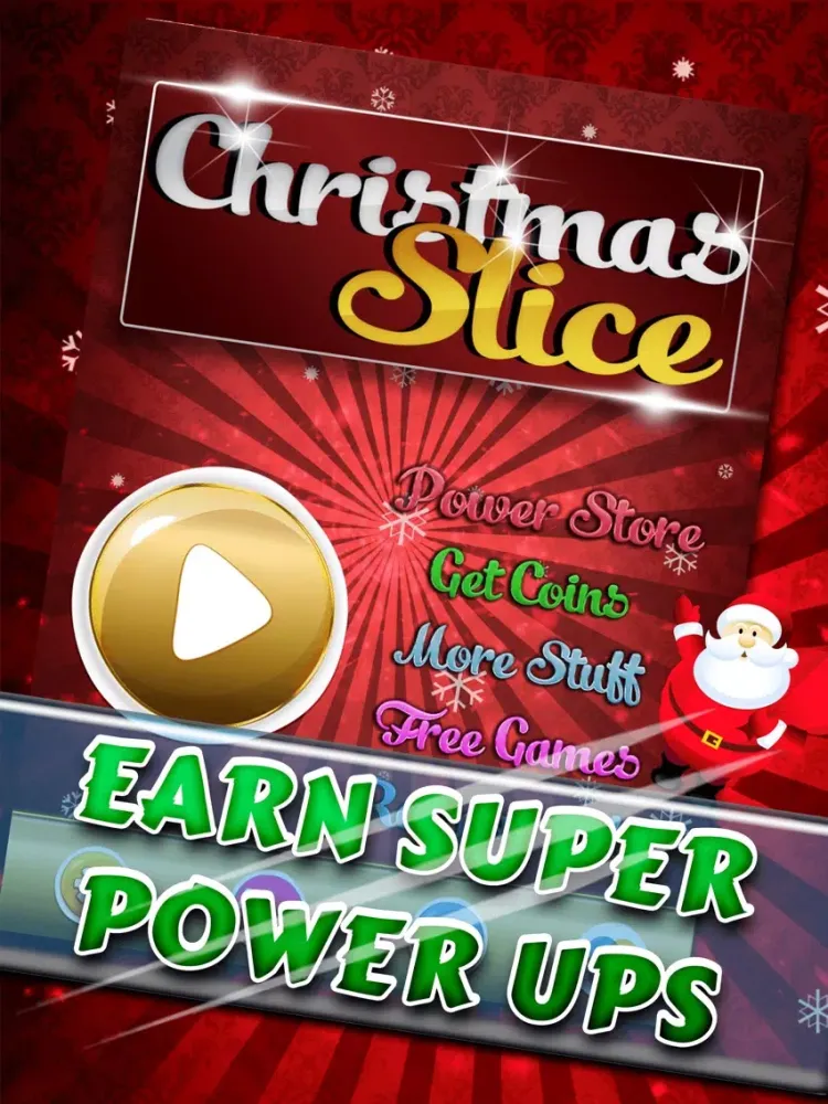 Tangkapan skrin Christmas Swipe - Happy Santas Slice Game! iPad 